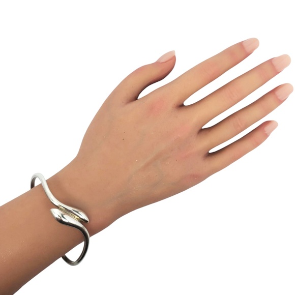 RLM Sterling Silver Snake Cuff Bracelet #21199 - Picture 9 of 11